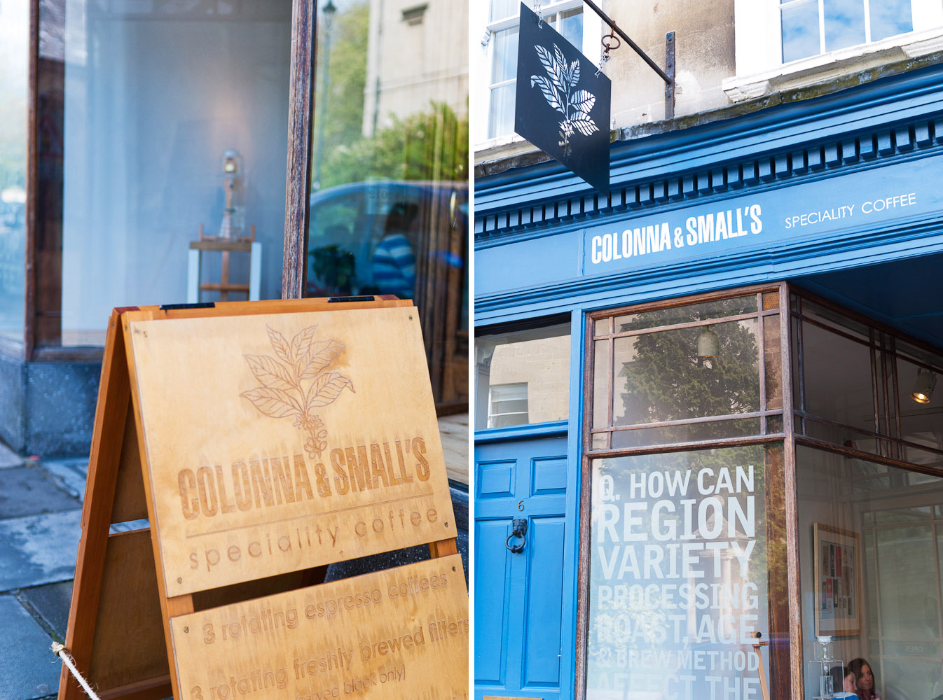 Colonna & Small's, Speciality Coffee shop in Bath (England)