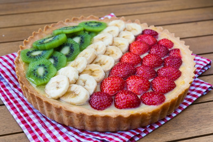Custard Cream & Summer Fruit Tart