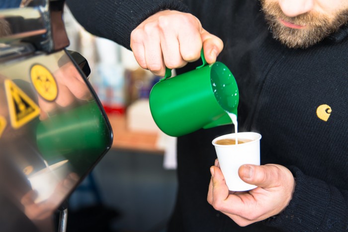 Terrone Coffee, at Netil Market in Hackney, London