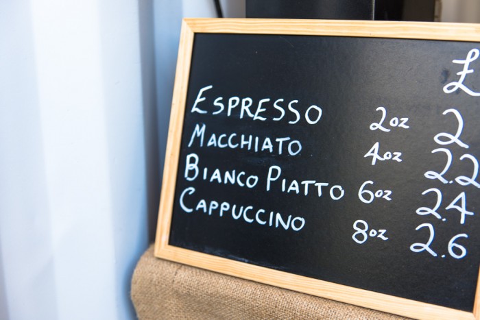Terrone Coffee, at Netil Market in Hackney, London