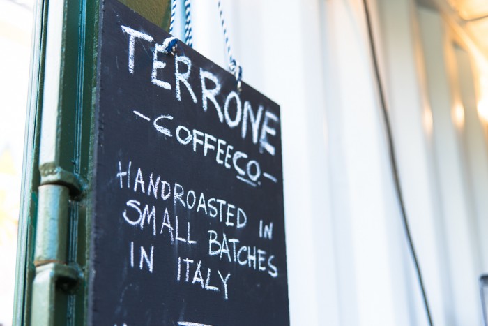 Terrone Coffee, at Netil Market in Hackney, London