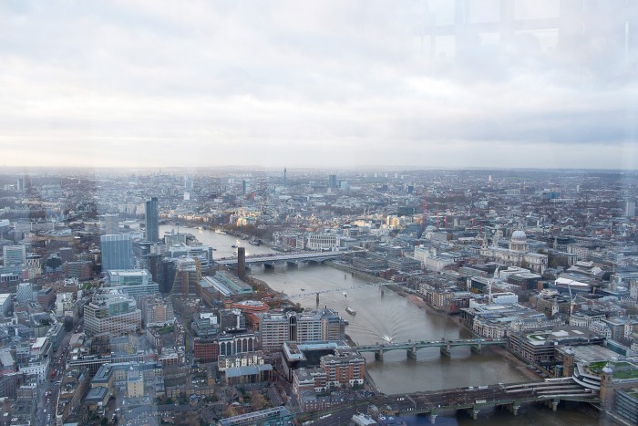 The View from The Shard. London, December 2015
