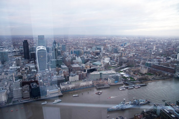 The View from The Shard. London, December 2015