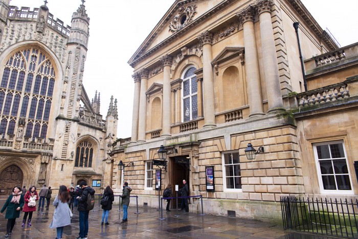The Roman Baths in Bath England