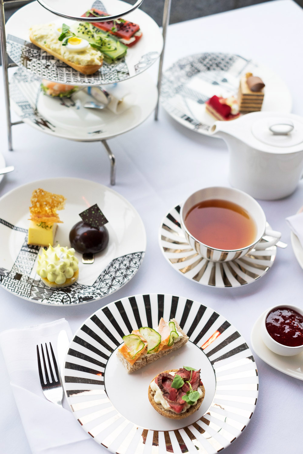 Afternoon Tea at Radio Rooftop Bar - ME London Hotel 