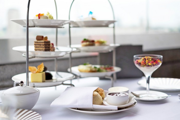 Afternoon Tea at Radio Rooftop Bar, ME London Hotel