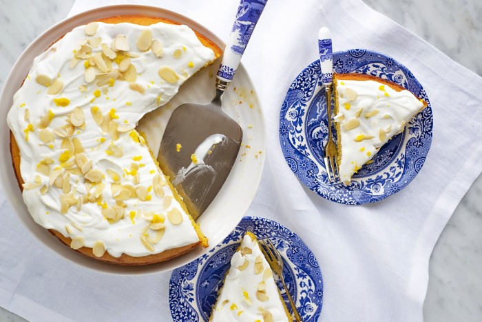 Honey and Orange Polenta Cake-10