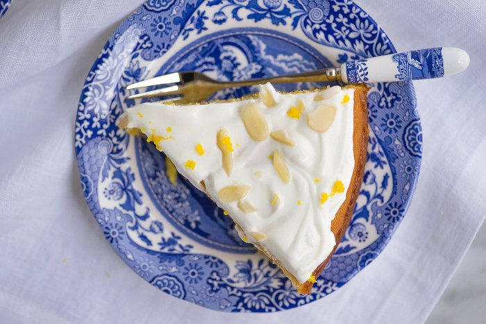 Honey and Orange Polenta Cake