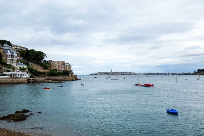 Rance river in Dinard in Brittany