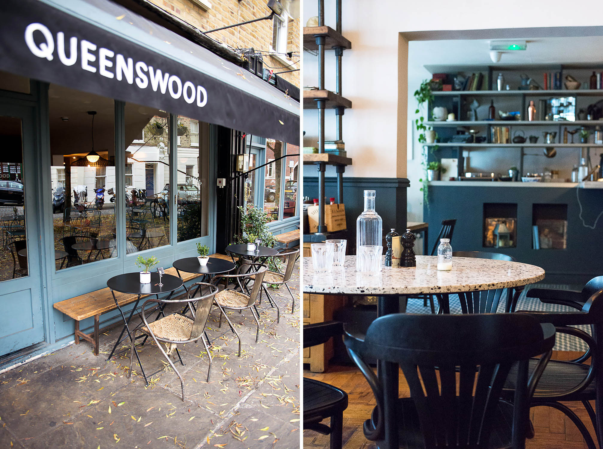 Brunch at Queenswood in Battersea Square, London 