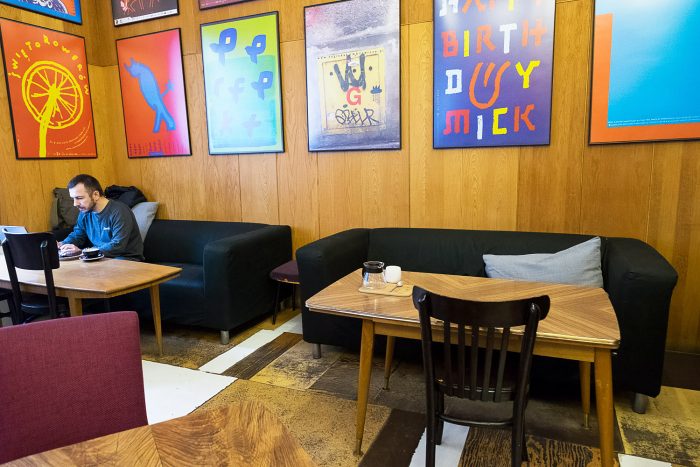 Relaks coffee shop in Warsaw, Poland Relaks coffee shop in Warsaw, Poland