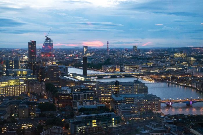 Northern Chinese cuisine at Hutong restaurant, located at level 33 of The Shard in London 