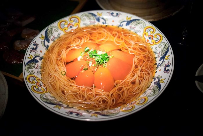 Northern Chinese cuisine at Hutong restaurant, located at level 33 of The Shard in London 