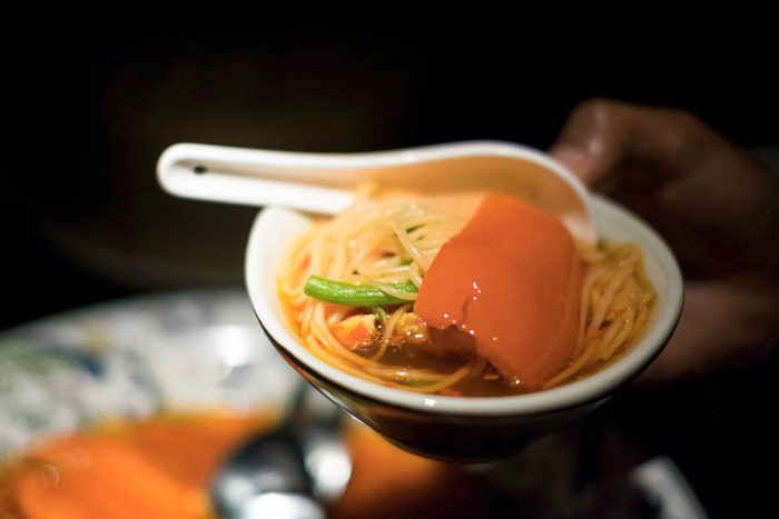 Northern Chinese cuisine at Hutong restaurant, located at level 33 of The Shard in London 
