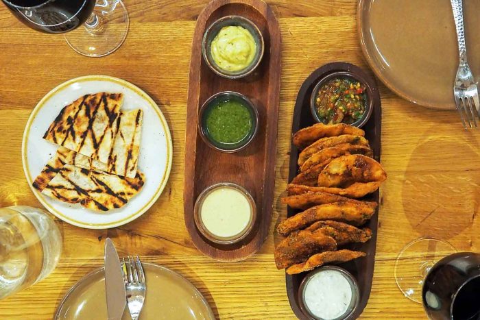 Foley's restaurant in Fitzrovia, London serves a Middle Eastern and Asian inspired menu of small plates and sharing dishes. Open all day for brunch, lunch and dinner.