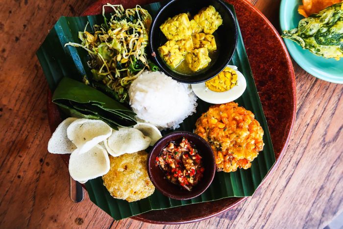 Nasi Campur at Warung Semesta in Ubud | Moving to Bali: My First Week in Ubud