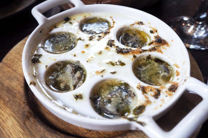 Escargots | French Dining at Le Garrick restaurant in Covent Garden, London
