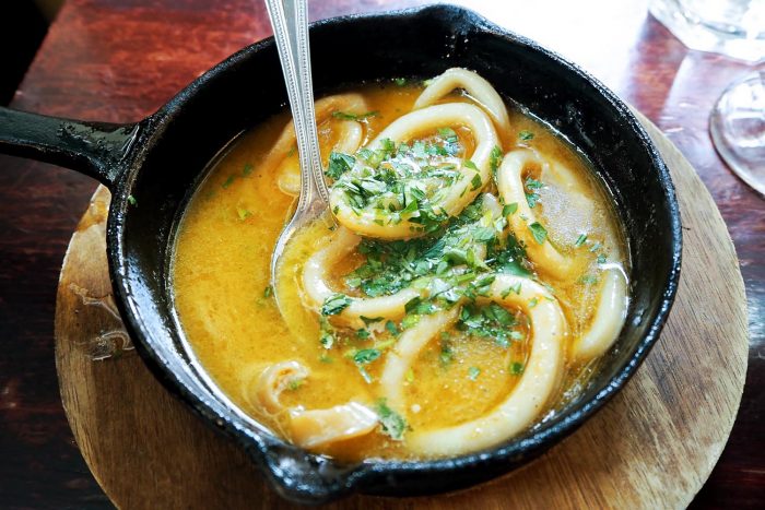 Calamari a la plancha | French Dining at Le Garrick restaurant in Covent Garden, London