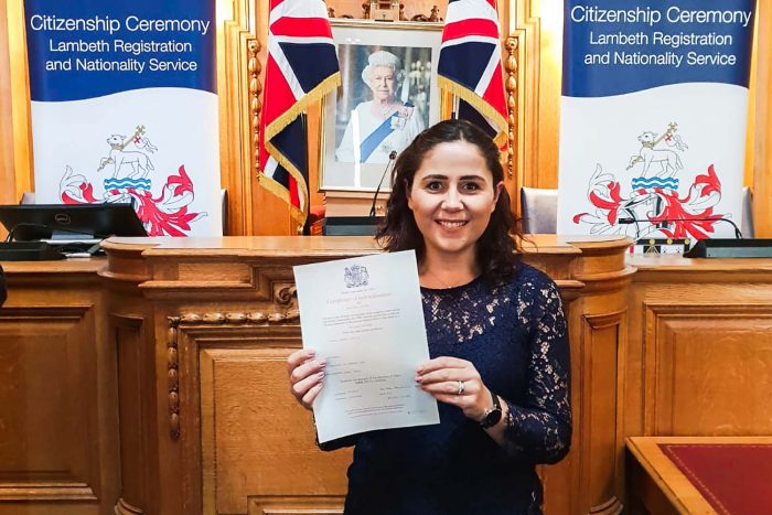 My British citizenship ceremony at Lambeth Town Hall | Mondomulia