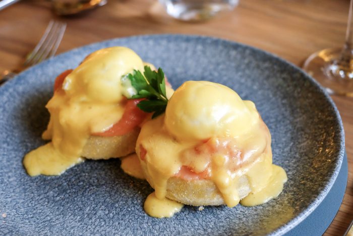 Eggs Royale | Brunch at St Pancras Brasserie by Searcys on the Grand Terrace at St Pancras International railway station in London | Photography by Mondomulia