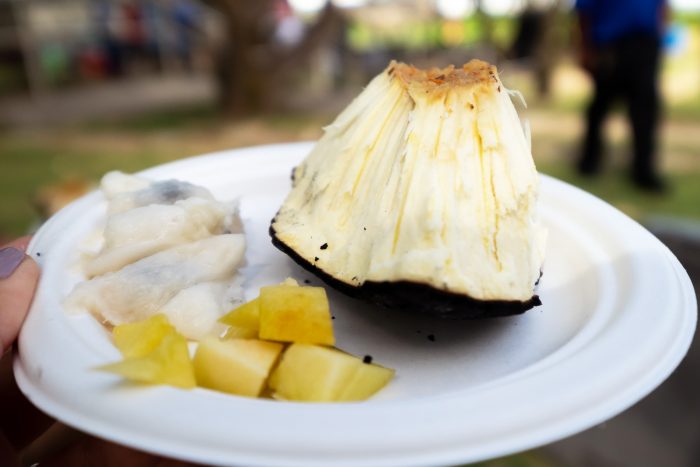 Bajan food and roasted breadfruit | A 5-Day Itinerary of What to See and Eat around Barbados